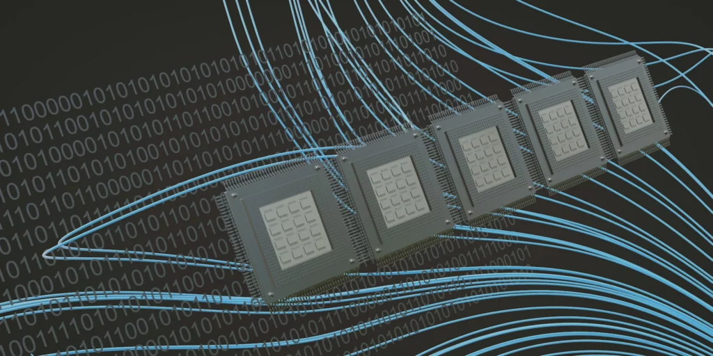 Microchips illustration