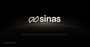 Sinas logo on the black background