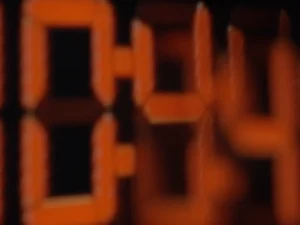 red digital clocks